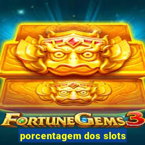 porcentagem dos slots